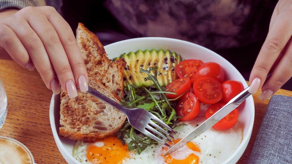 Nutritious meal supporting physical healing during addiction recovery