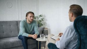 How to open up in therapy try talking about what comes to mind.
