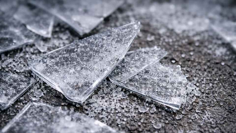 What Is Crystal Meth? these crystal shards represent the drug, often called crank or speed.