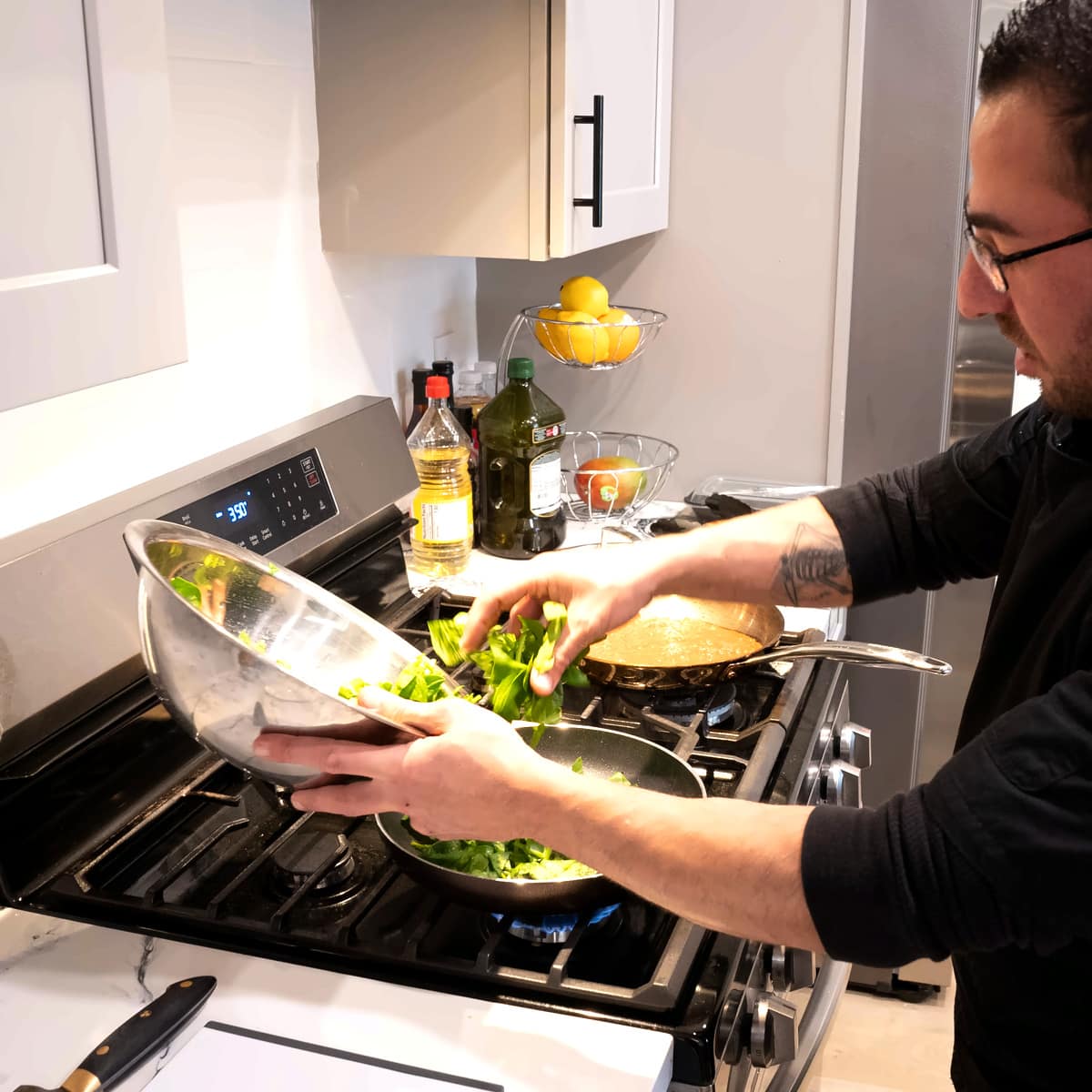Bright Paths Recovery Chef cooking dinner