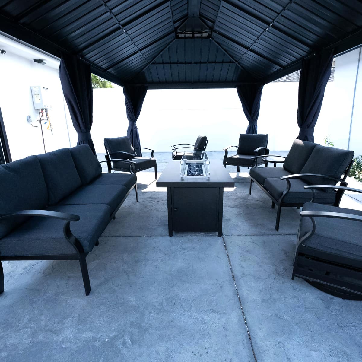 Bright Paths Recovery Patio Firepit area