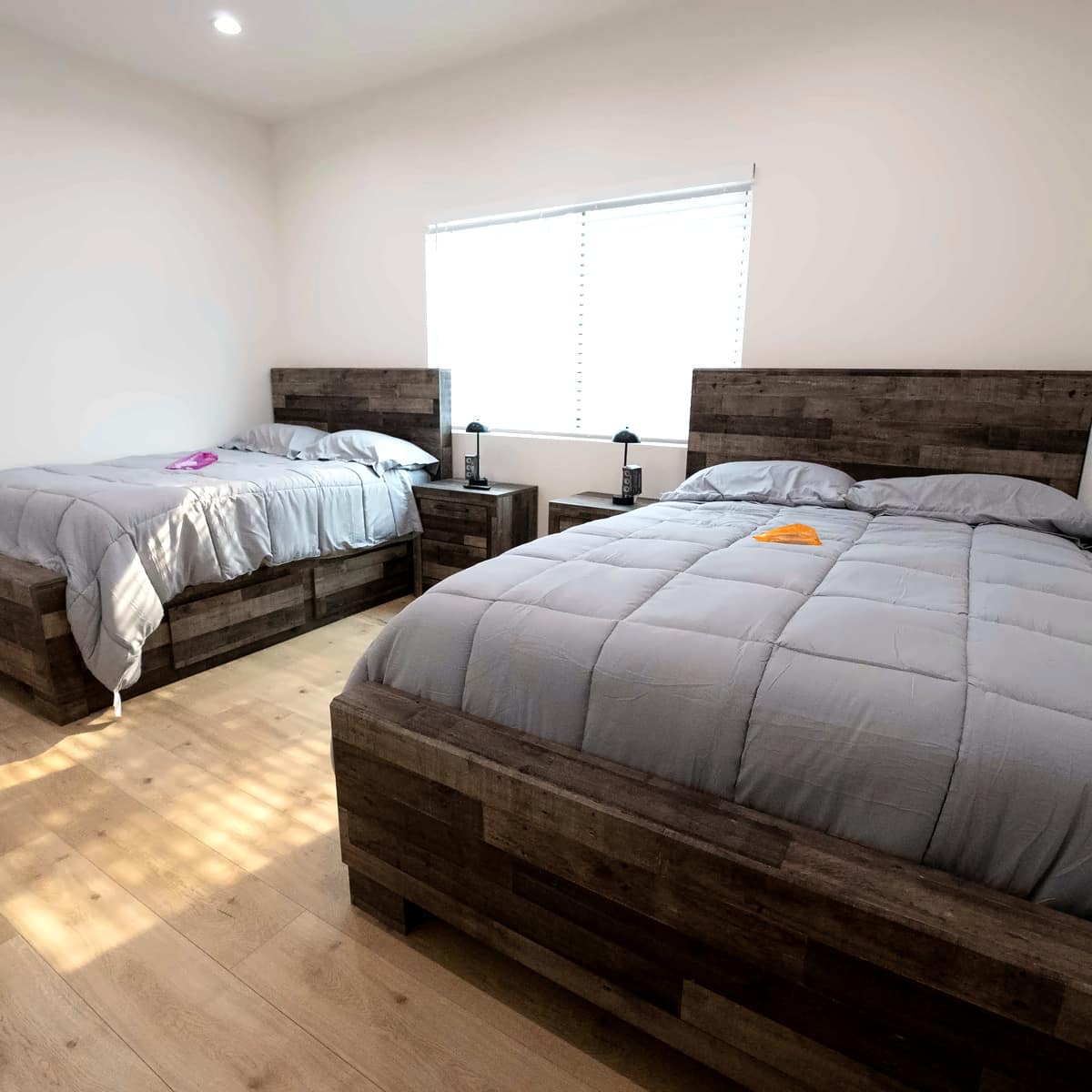 Bright Paths Bedroom with two double queen beds
