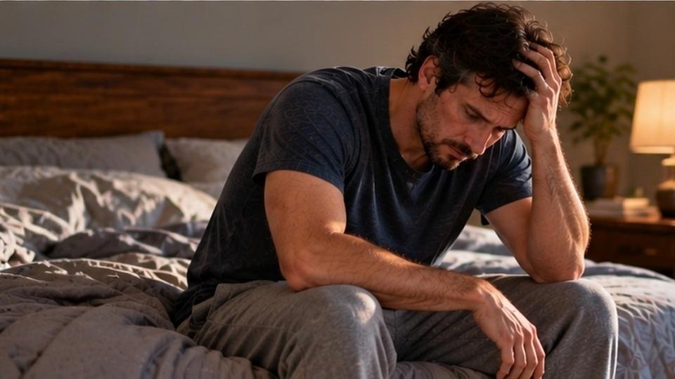 Man withdrawn at home, illustrating behavioral signs of heroin use that families may notice